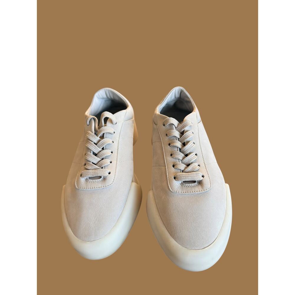 Fear of God 101 Low-Top Suede Sneakers Warm Light Gray Men's 8/41 - Picture 2 of 10